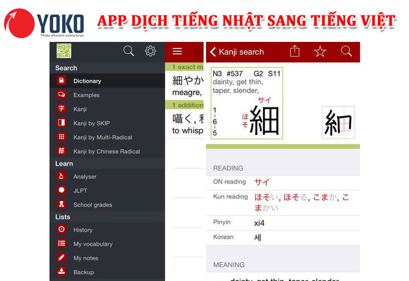 App dịch tiếng Nhật Imiwa