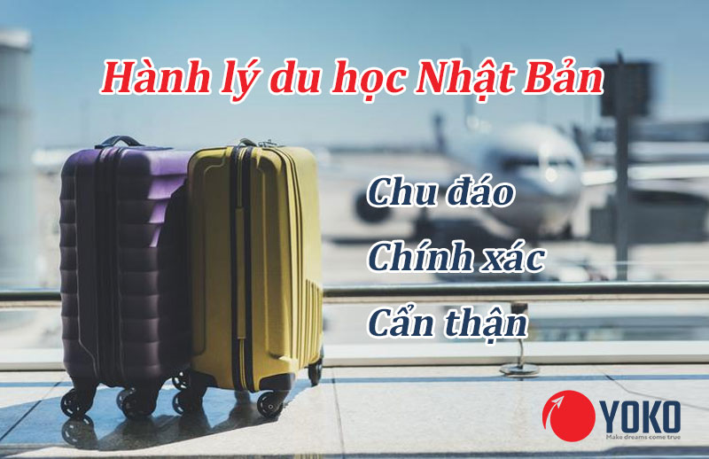 Hành Lý cần chuẩn bị cho du học sinh Nhật Bản
