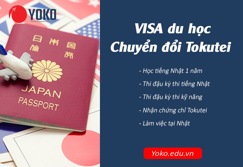 Du học chuyển đổi Tokutei