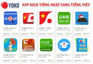 APP dịch tiếng Nhật sang tiếng Việt chính xác nhất
