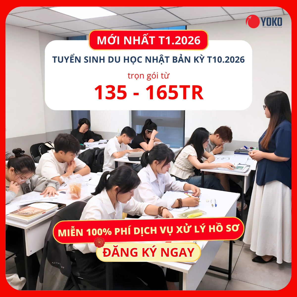 Khai giảng khoá tiếng Nhật N5 tháng 01/2026 - Bước khởi đầu cho hành trình du học kỳ tháng 10