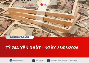 TỶ GIÁ YÊN NHẬT HÔM NAY - NGÀY 28/03/2026