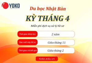 Du học Nhật Bản Kỳ tháng 4 miễn phí dịch vụ xử lý hồ sơ