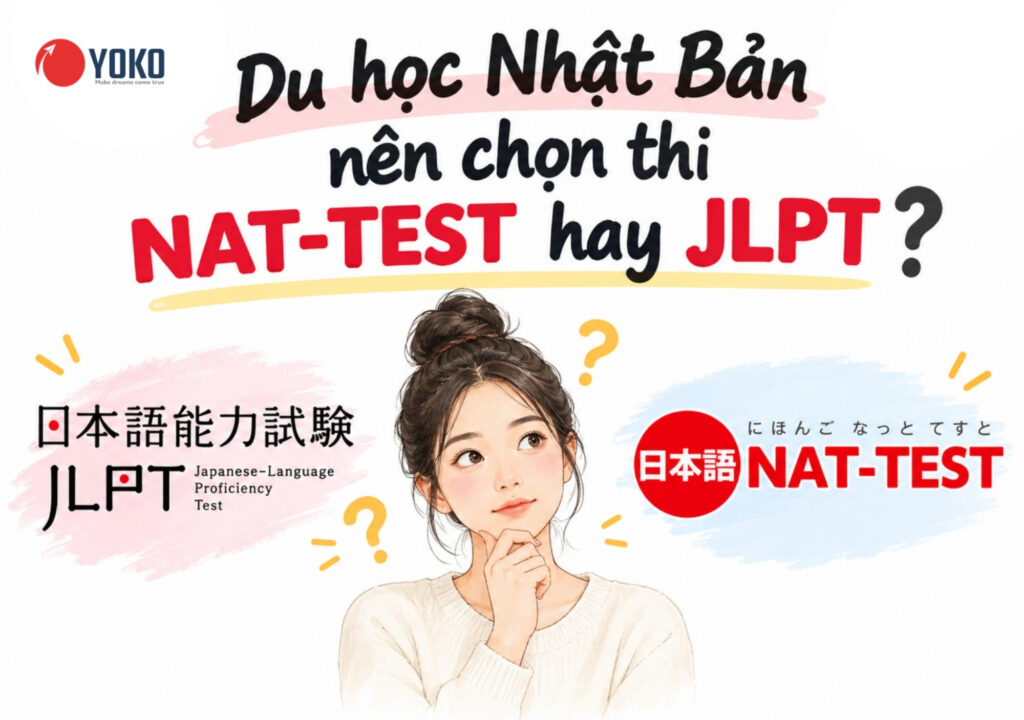 NAT-TEST và JLPT: Du học thì nên thi loại nào?